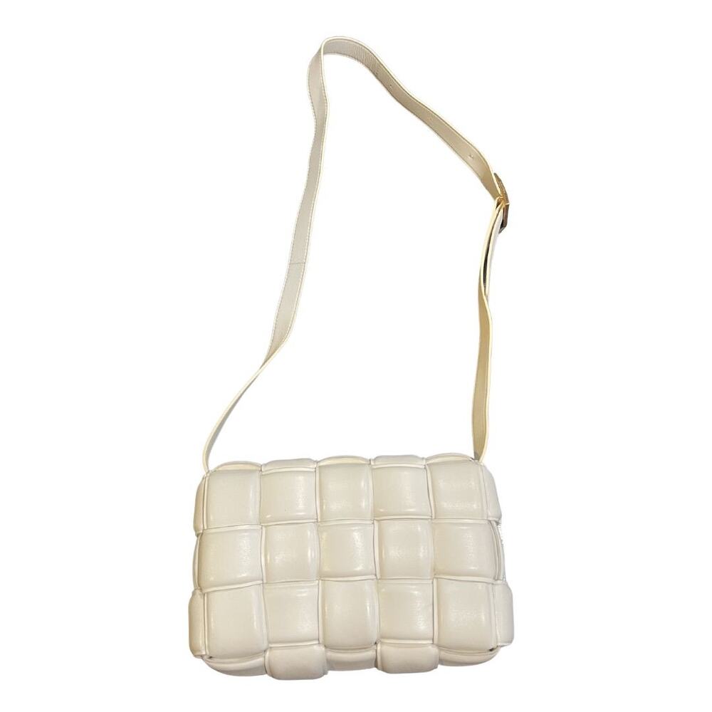 Bottega Veneta Padded Cassette Shoulder Crossbody Bag Luxury Woven Quilted Italy